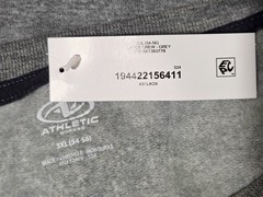 NWT Athletic Works Mens 3XL (54-56) Fleece Crewneck Sweatshirt Gray