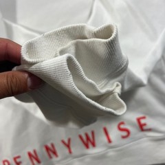 IT The Movie Pennywise Hoodie Small White Warner Bros Horror Clown Graphic 90s