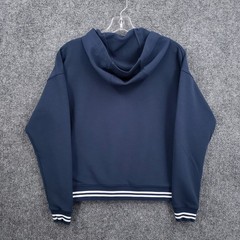 vineyard vines Mens XXS Navy Blue Pullover Hoodie Whale Logo Striped Trim