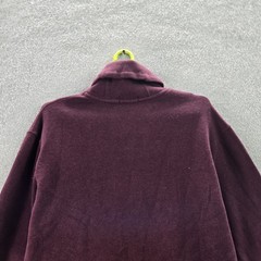 Polo Ralph Lauren Men Sweatshirt L Red Long Sleeve Shawl Collar Logo Pony