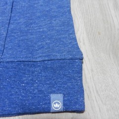 PETER MILLAR Mens M MEDIUM HOODIE LAVA WASH RAVINE BLUE PULLOVER SWEATSHIRT