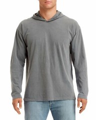 Comfort Colors 4900 – 3 PACK – Garment Dyed Hooded Long Sleeve Tee