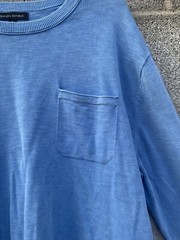 Banana Republic Men XL Sweatshirt Blue Round Neck Ribbed Knit Casual Cozy Preppy
