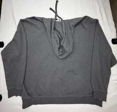 Champion Authentic Men’s Hoodie Fleece Full Zip Front Pockets Size XXL Grey