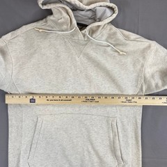All In Motion Men’s Medium Light Gray Heather Hooded Pullover Sweatshirt Hoodie