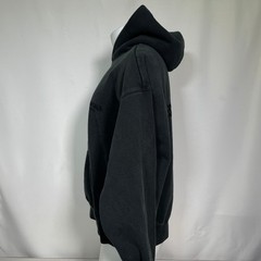 Fear of God Essentials Stretch Limo Black Oversized Fleece Hoodie Men’s MEDIUM