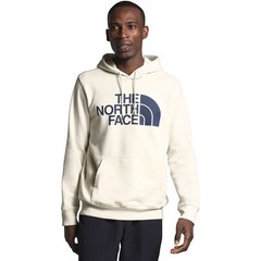 The North Face Mens Half Dome Hoodie Sweatshirt Vintage White Medium