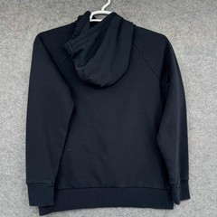 Under Armour Hoodie Mens Medium Black Pullover Sweatshirt Fleece Kangaroo