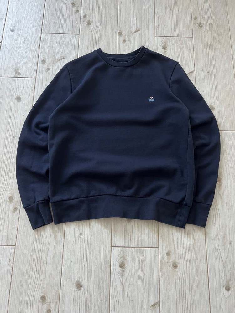 Vintage Vivienne Westwood Sweatshirt Orb Logo Basic Pullover Small