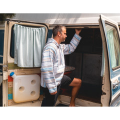 Drug Rug Baja Hoodie | White Mexican Poncho Soft Inner Lining S, M, L, XL, XXL
