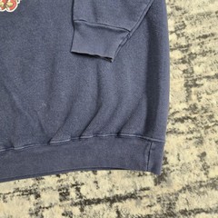 Vtg 90s Hook-Ups Skateboarding Nurse Graphic Sweatshirt Large Navy Blue 1990s
