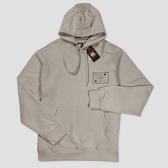 Quiksilver Graphic Hoodie – NWT Mens Size Large Taupe / Black – #48423-C5