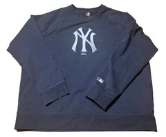 Kith x New York Yankees MLB Crewneck Sweatshirt Men XXL Navy w/ Gray Logo FW20