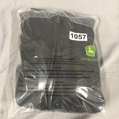 John Deere Mens Full Zip Hoodie Black Unstoppable Tractor Graphic Sweatshirt M