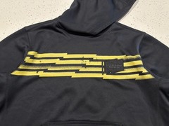 NIKE Livestrong Zip Hoodie Youth Teens XL Cycling 21×23 Black Y2K Armstrong