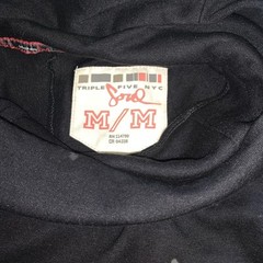 Triple Five Soul Pullover Hoodie Black Logo Men’s M New York Side Zip