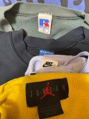 Wholesale Lot of 20 Sweatshirts Various Mens Size Vintage Y2K Rap Sports Graphic