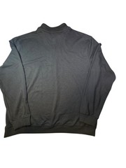 NWT Goodfellow & Co Mens Comfort Wear Quarter Zip Sweatshirt Pullover Black XL