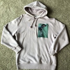 Acne Studios Wiener Dog Patch Hoodie Sweatshirt Nude Yellow Fits S tagged xxs