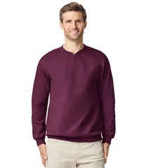 Long Sleeve 1/4 Zip Neck Sweatshirt Gildan SoftStyle® Midweight Cotton/Polyester