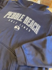 Men’s MV Sport Performance Pebble Beach Golf Links Pullover Hoodie Navy Medium