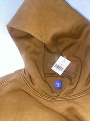 Gap YZY New w/tags authentic youth double layer hoodie sweatshirt brown small