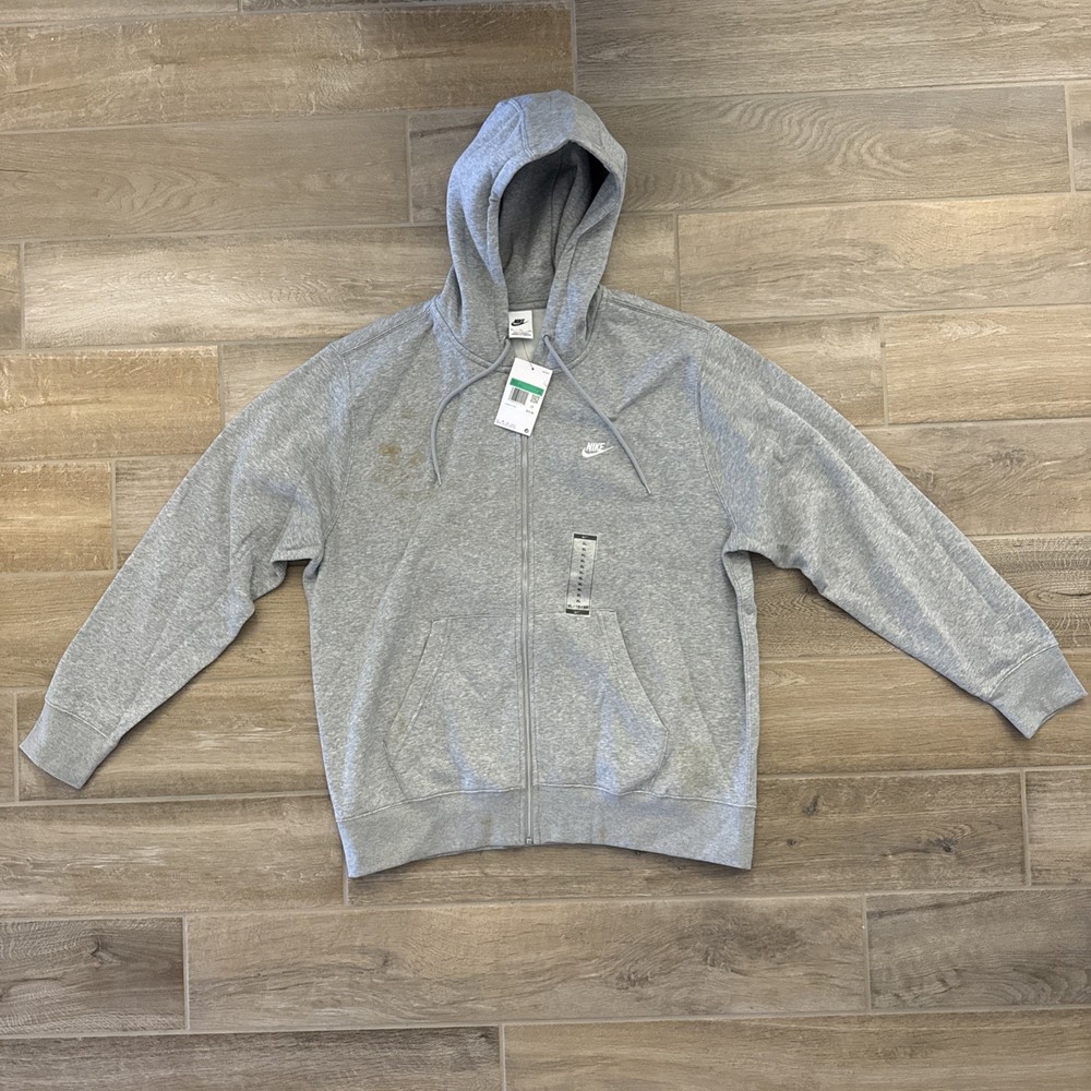 Nike Men’s Club Full-Zip Fleece Hoodie Size XL