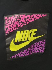 NIKE Therma-Fit Purple Green Colorway “Just Do It ” Hoodie & Crackle AIR Tee XL