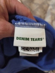Denim Tears Blue Zip-Up Hoodie Sz Small