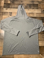 Peter Millar Pine Performance Hoodie Mens XL Gray Golf Lightweight Pullover