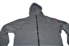 TACTICAL SWEATSHIRT MEN’S FULL ZIP HOODIE LONG SLEEVE JACKET W/ POCKET SZ XXL