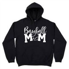 baseball mom hoodie. black xl, order any size contact seller. NEW!