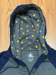 Disney Pixar Hoodie Mens Medium Full Zip Luxo Ball Lamp Graphic Gray