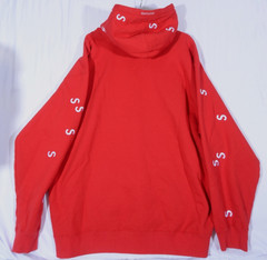 Authentic Supreme Embroidered Letter S Red Hoodie Men’s Size 2XL