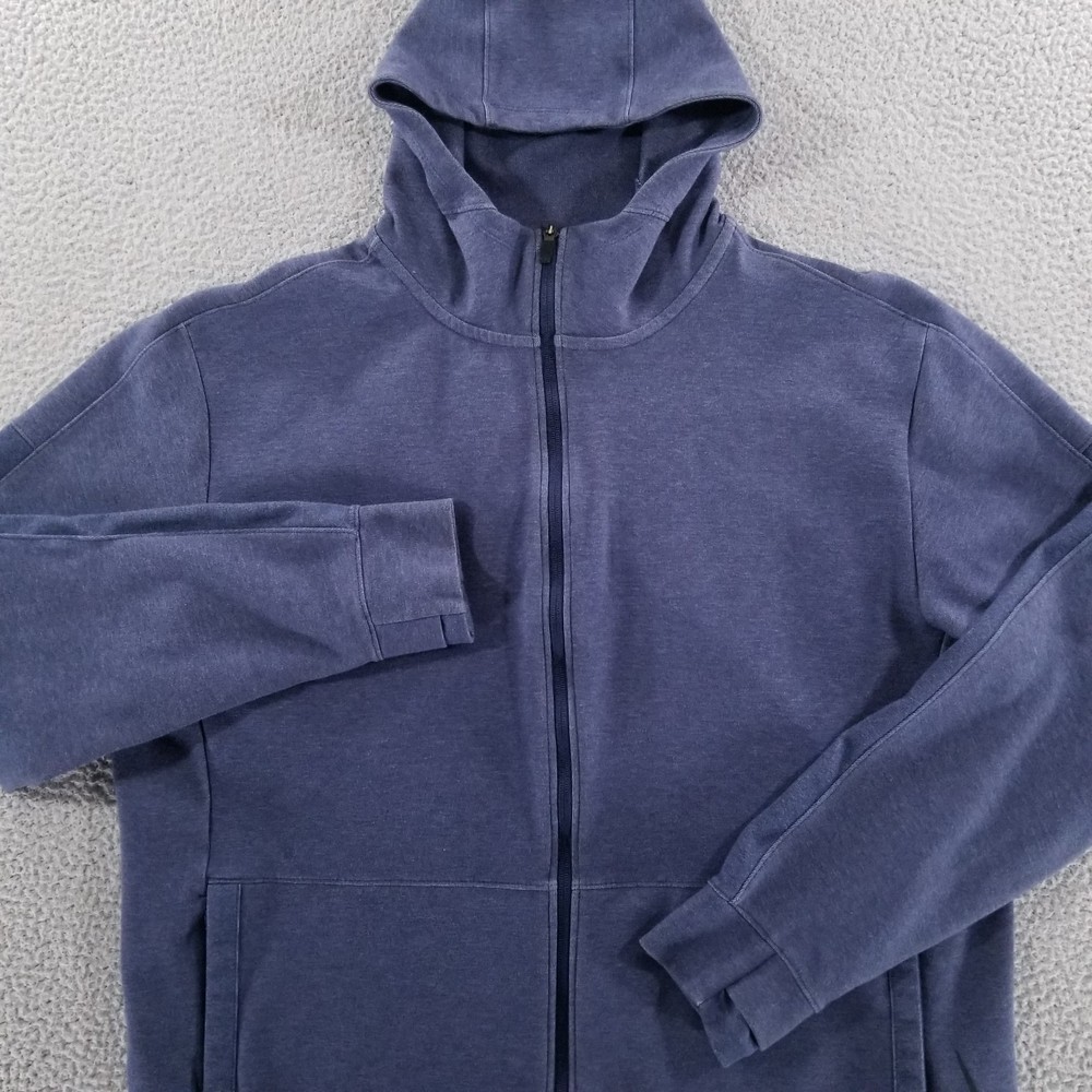 Nike Hoodie Mens XL Blue Yoga Training Dri-FIT Performance Sweatshirt Jacket