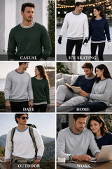 Premium Collegiate Crewneck Unisex Sweatshirt – Soft Cotton Blend for Everyday