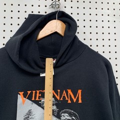 Vintage Vietnam Veterans Hoodie Mens XL Black 90s Some Still Serve