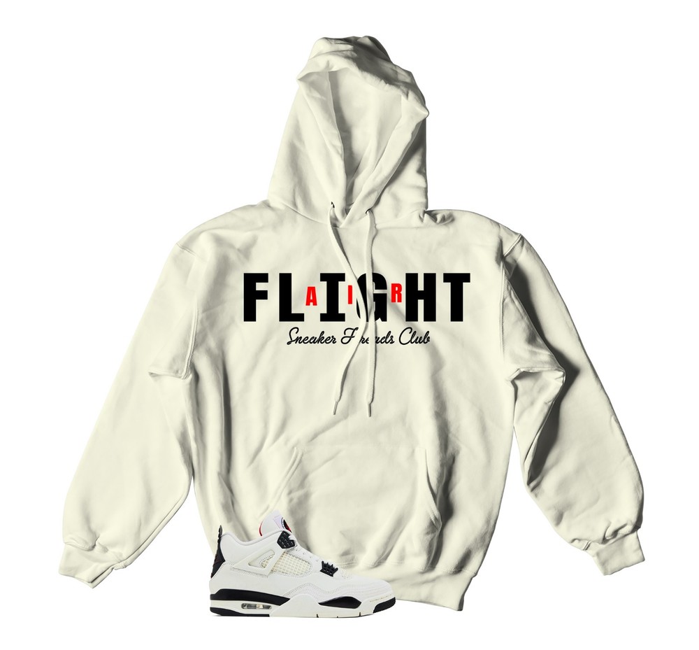 Hoodie To Match Jordan 4 Fligh Club Sneakers – Flight Sweatshirt