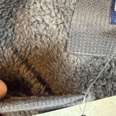 Smith’s Workwear Sweatshirt Mens 3XL Gray Sherpa Thermal Knit Henley Pullover