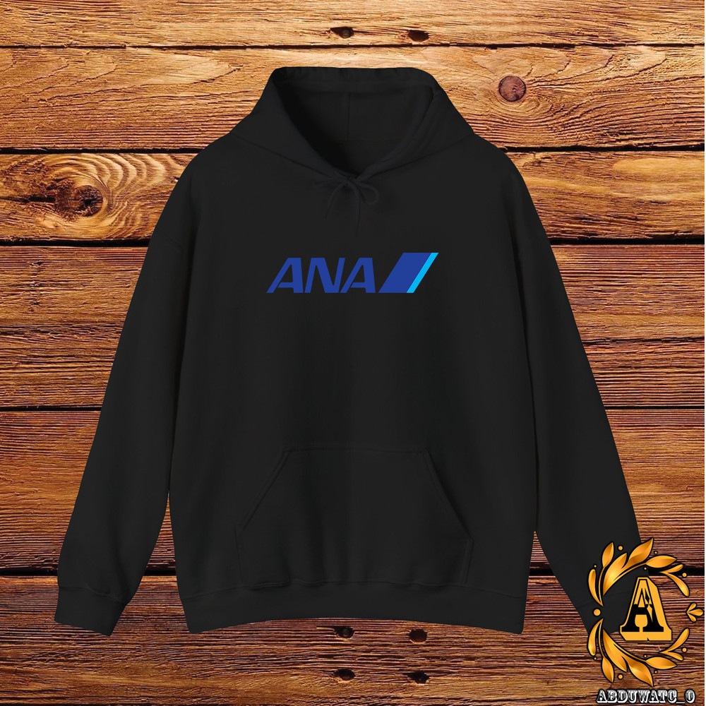 All Nippon Airways ANA Logo Hoodie Sweatshirt Black/Navy/White/Sport Grey S-5XL