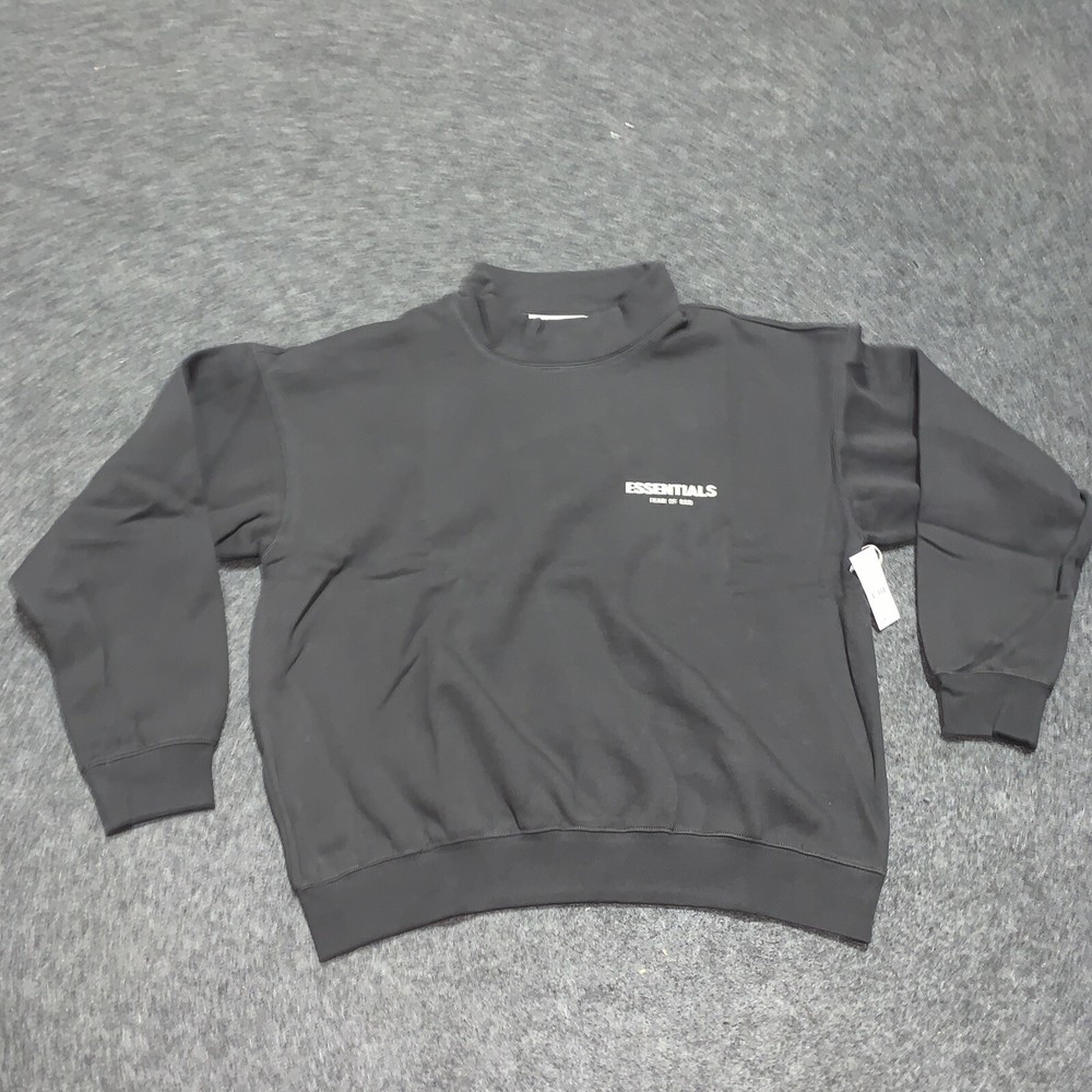 Fear of God Essentials Crewneck Iron Men’s Size LRG 192BT212239F NEW