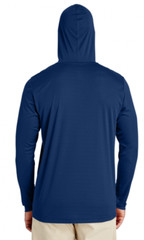 NEW Team 365 T141 Navy Performance Hoodie Men’s Medium UV Protection Free Ship