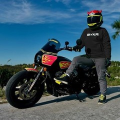 BYKR Motorcycle Hoodie For Men Women CE Armored Sweatshirt