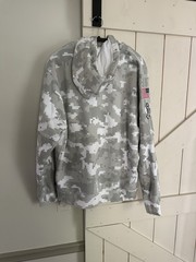 Nike Buffalo Bills gray and white digital camouflage hoodie Salute to Service