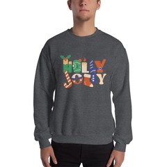 Holly Jolly Unisex Ugly Christmas Sweater Sweatshirt Gift S,M,L,XL,2X,3X