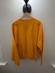 Vintage Hanes ComfortBlend PrintPro Gold Yellow Crewneck Sweatshirt Size L