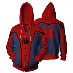 Spider Man Far From Home Peter Parker Spiderman Hoodie Sweatshirts Zipper Jacket