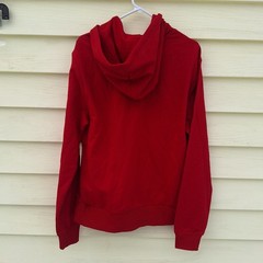 Makers Mark Hoodie Red Size M Whisky Athleisure Sport Organic Cotton Sustainable
