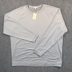 Peter Millar Men’s 2XL Gray Gale Beaumont Performance Crewneck Pullover Stretch