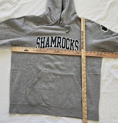 Shamrocks ☘️ Hoodie Mens XL Champion S Gray Green Embroidered Logo